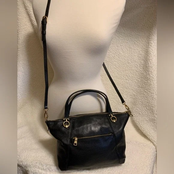 Coach Kacey Black Satchel - Picture 2 of 15